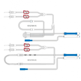 Набор силиконовых трубок для ирригации/аспирации UP005